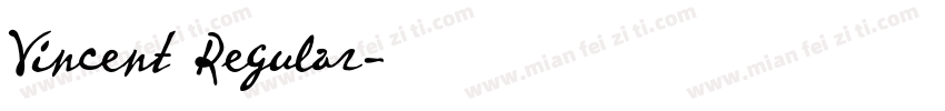 Vincent Regular字体转换